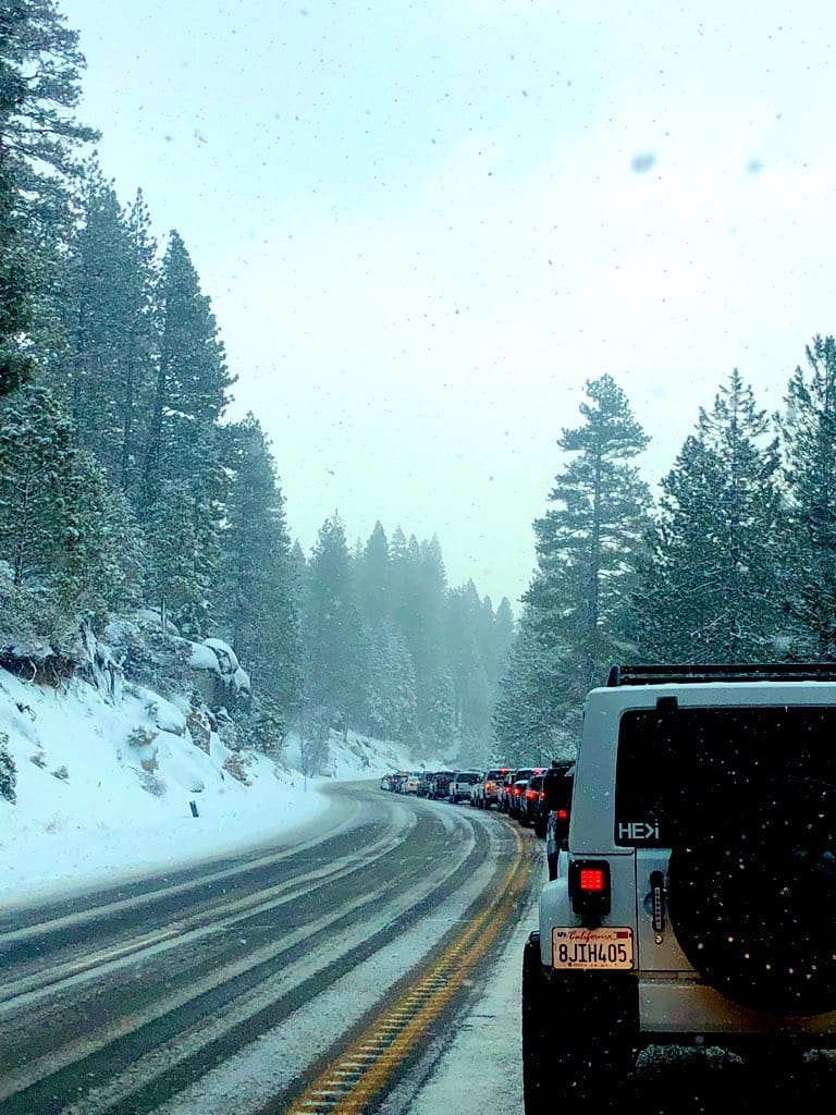 Tahoe traffic