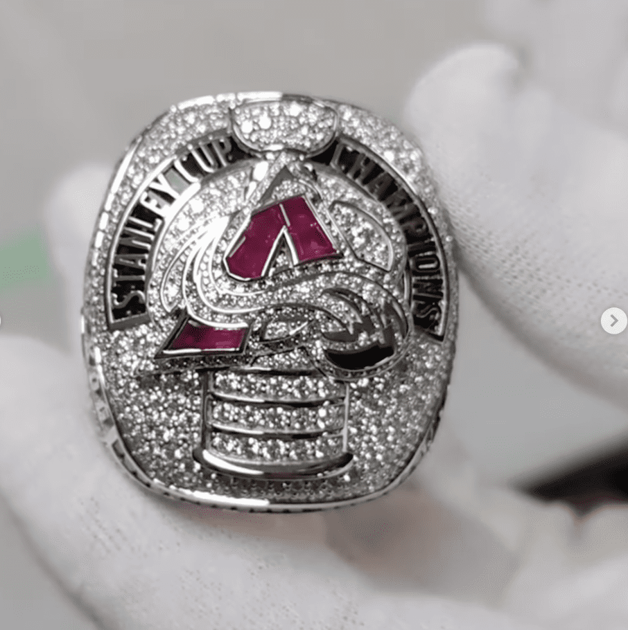 Colorado Avalanche Stanley Cup ring at Hockey Hall of Game