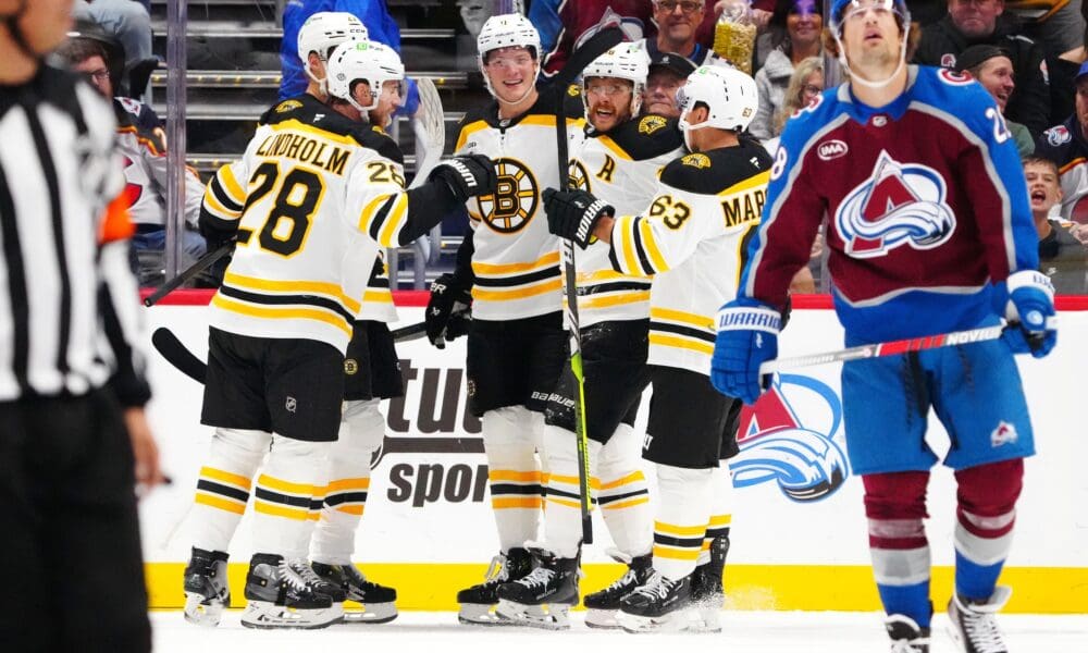 Good and bad: Mikko Rantanen was everywhere in the Avalanche’s 5-3 loss to Boston